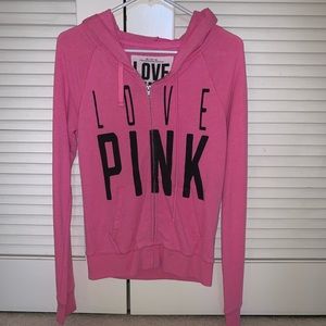 Pink Zip-up Hoodie